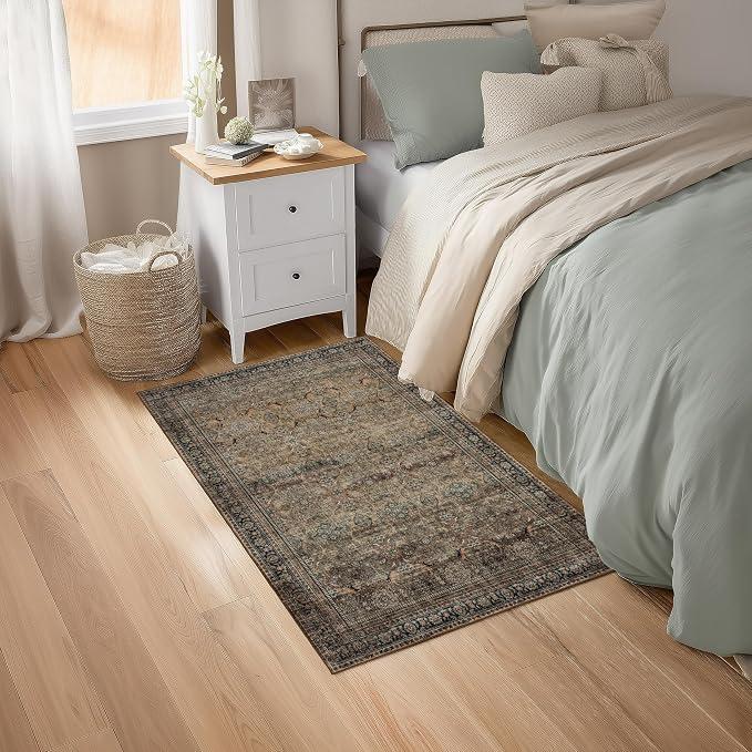 Ruaruarug Washable Area Rug 2x3 - Image 7