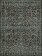 Washable Dark Green Rug for Living Room - Image 3