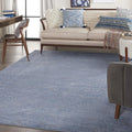 Nourison Home Nourison Essentials Blue Grey 10' x 14' Area Rug by NourisonHome