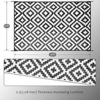 SAND MINE Waterproof Outdoor Rug 6x9 ft, Reversible Mats, Modern Area Rug - Image 2