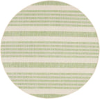 SAFAVIEH Courtyard Collection 4' Round Beige/Sweet Pea CY6062 Stripe Indoor/ - Image 3
