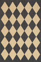 Nuloom Outdoor Performance Collection Sabina Dark Grey/Ivory, High Traffic - Image 3