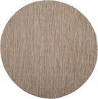 SAFAVIEH Courtyard Collection 4' Round Natural/Black CY8521 Indoor/ Outdoor - Image 2