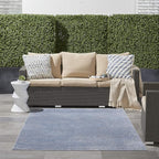Nourison Home Nourison Essentials Blue Grey 6' x 9' Area Rug - Image 5