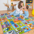Looney Tunes Educational Kids Rug – ABC Alphabet, Professions & Jobs Matching - Image 7
