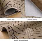 Tangsoo Easy Jute Rug 2.6x8 Washable Runner Rug - Image 3