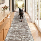 Washable Carpet Runners for Hallway 12ft-Non Slip Floor Runners for Dogs by TTelephant
