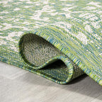 JONATHAN Y Boho Medallion Indoor Outdoor Area Rug 8X10 Cream/Green, Malta - Image 6