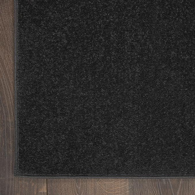 Nourison Home Nourison Essentials Black 2'2" x 7'6" Area Rug - Image 4