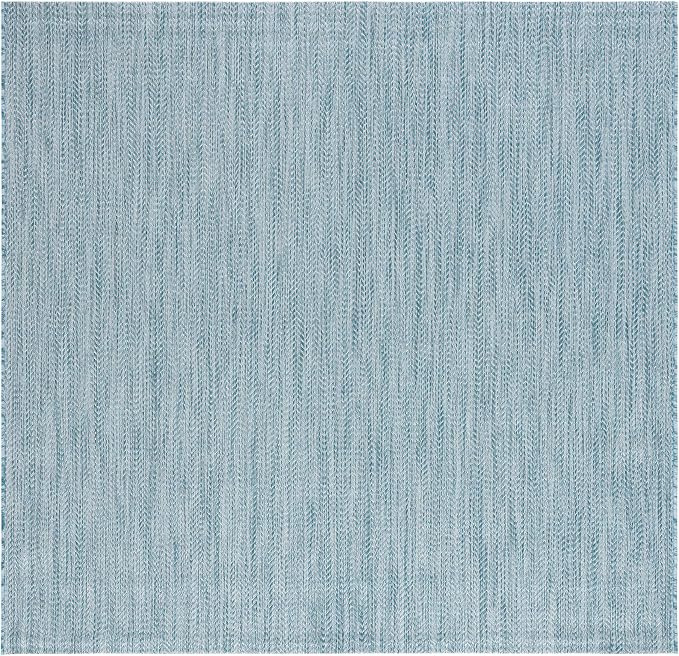 SAFAVIEH Outdoor Square Rug 9' - Image 5