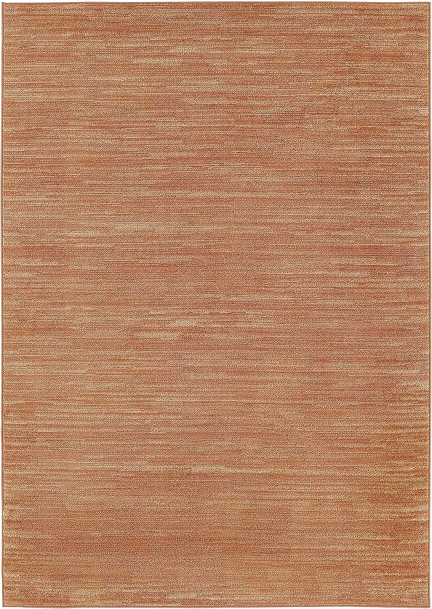 Nourison Home Nourison Essentials Rust 4' x 6' Area Rug - Image 5