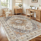 Madane 5x7 Area Rugs for Living Room, Stain Resistant Washable Rugs, Non-Slip - Image 2