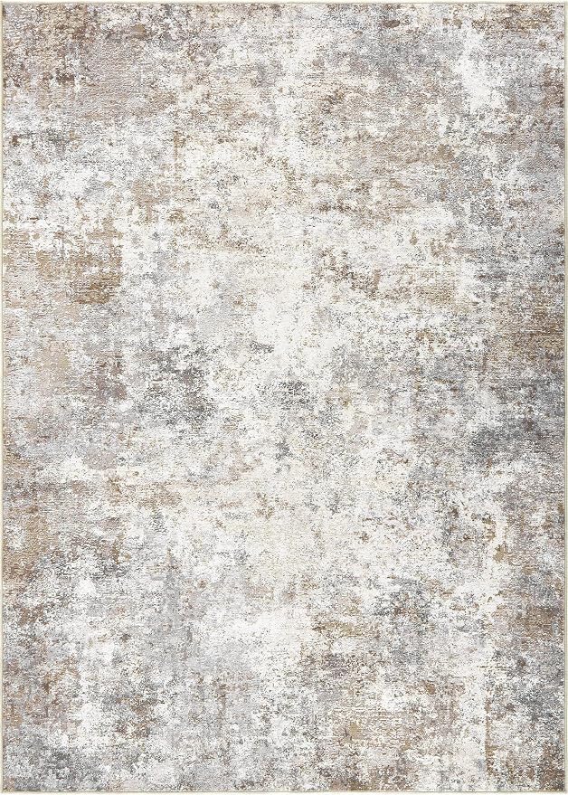 UERMEI Square Area Rugs : Washable 12x12 Neutral Modern Abstract Carpet - Image 9