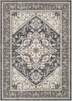 10x14 Vintage Area Rug: Washable Neutral Soft Non Slip Thin Large Floor Carpet - Image 10