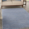 Nourison Home Nourison Essentials Blue Grey 6' x 9' Area Rug by NourisonHome
