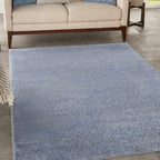 Nourison Home Nourison Essentials Blue Grey 6' x 9' Area Rug by NourisonHome