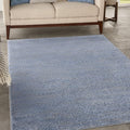 Nourison Home Nourison Essentials Blue Grey 5' x 7' Area Rug by NourisonHome