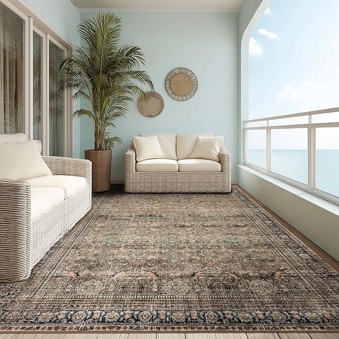Ruaruarug Washable Area Rug 10x14 - Image 7