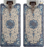 Hompet Cat Litter Mat 2 Pack, 24.8x54 Large Machine Washable Trapping Mats by Hompet