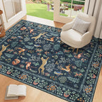 DUKINO 4x6 Rug, Washable Animal Area Rug - Image 3