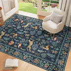 DUKINO 3x5 Rug, Washable Animal Area Rug - Image 3