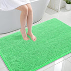 OLANLY Large Bathroom Rugs 47x32, Extra Soft Absorbent Chenille Bath Rugs by OLANLY