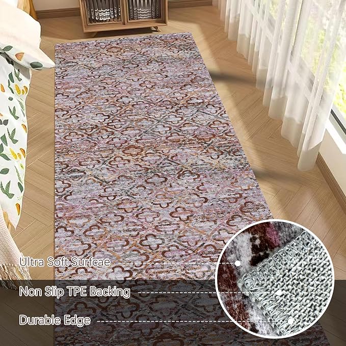 RUGSURE Washable Area Rugs, Pet & Child Friendly, Vibrant Colors Rugs - Image 5