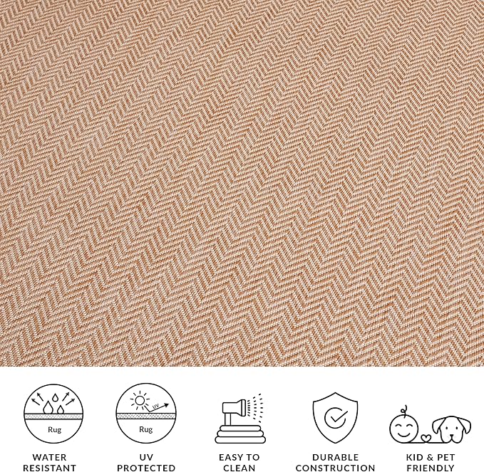 SAFAVIEH Outdoor Square Rug 10' - Image 7