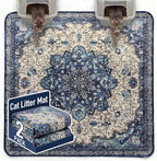 Hompet Cat Litter Mat 2 Pack, 72x72 Large Machine Washable Trapping Mats by Hompet