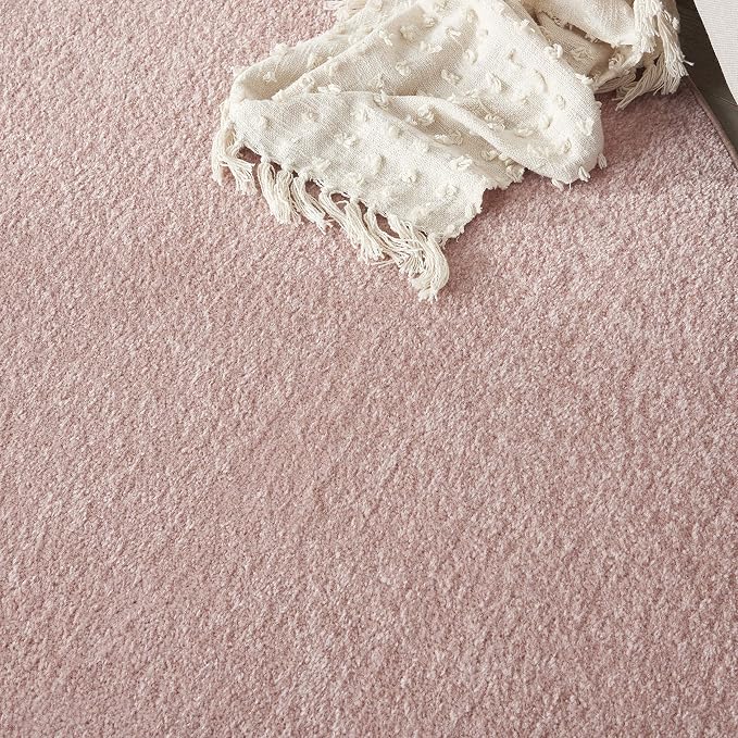 Nourison Home Nourison Essentials Pink 8' x Round Area Rug - Image 4