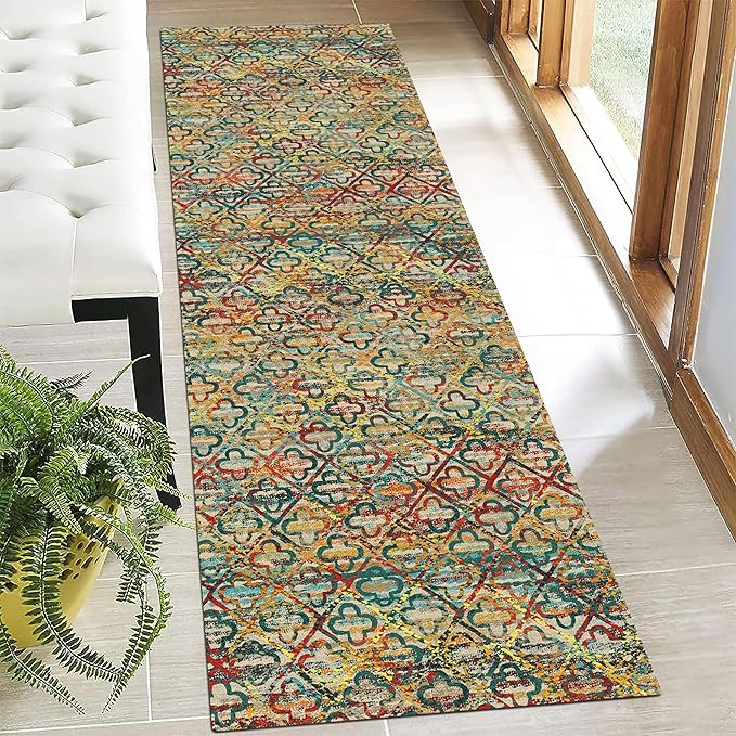 RUGSURE Washable Area Rugs, Pet & Child Friendly, Vibrant Colors Rugs by RUGSURE