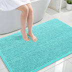 OLANLY Large Bathroom Rugs 47x32, Extra Soft Absorbent Chenille Bath Rugs by OLANLY