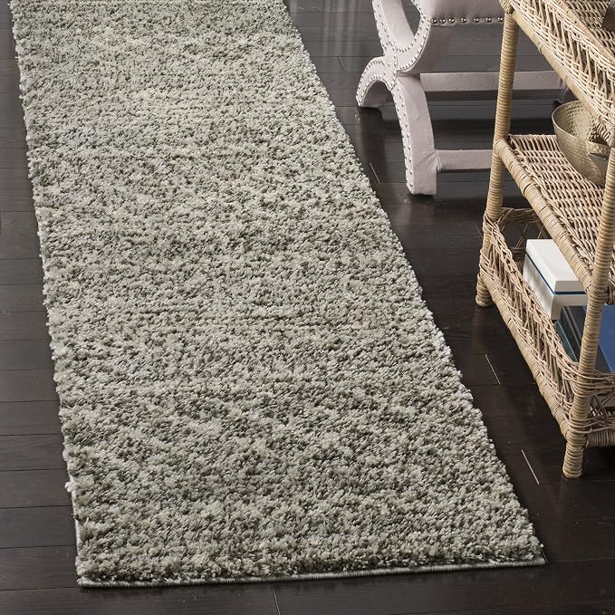 SAFAVIEH Arizona Shag Collection Runner Rug - Image 2