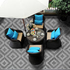 SAND MINE Waterproof Outdoor Rug 6x9 ft, Plastic Reversible Rug, Modern Area Rug - Image 6