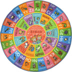 KC Cubs Educational Kids Rug – ABC Alphabet Learning Mat – Farmhouse Animal by KCCubsKidsHomeandFurnishing