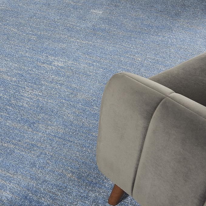 Nourison Home Nourison Essentials Blue Grey 10' x 14' Area Rug - Image 3