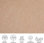 SAFAVIEH Outdoor Square Rug 9' - Image 9