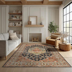 Ruaruarug Washable Area Rug 4x6 by Ruaruarug