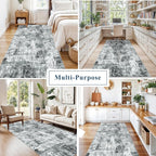 4x8 Washable Area Rug – Non-Slip Rubber Backed Indoor Rug - Image 4