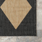 Nuloom Outdoor Performance Collection Sabina Dark Grey/Ivory, High Traffic - Image 8
