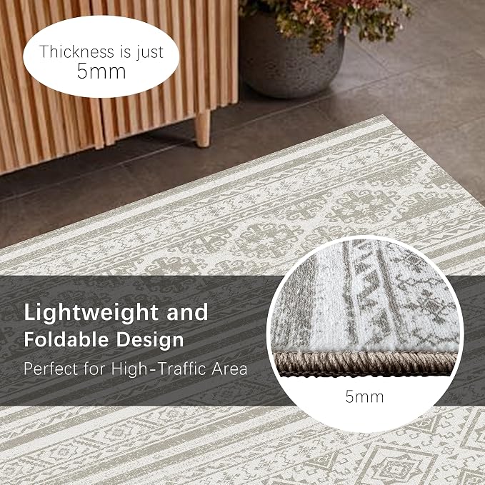 RUGSURE Washable Area Rugs 3' x 5 ' - Image 5