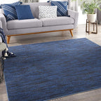 Nourison Home Nourison Essentials Midnight Blue 7' x Square Area Rug by NourisonHome