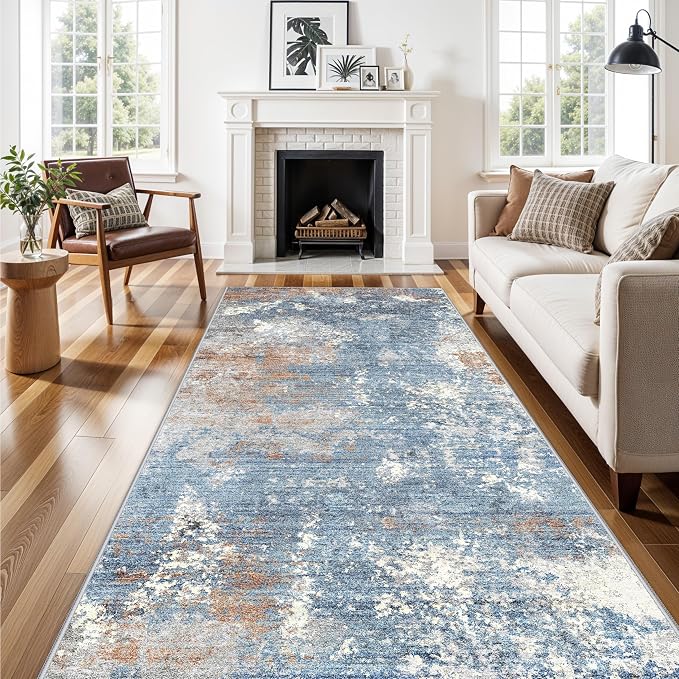 4x10 ft Extra Wide Hallway Rug – Non-Slip Washable Large Carpet Runner - Image 4