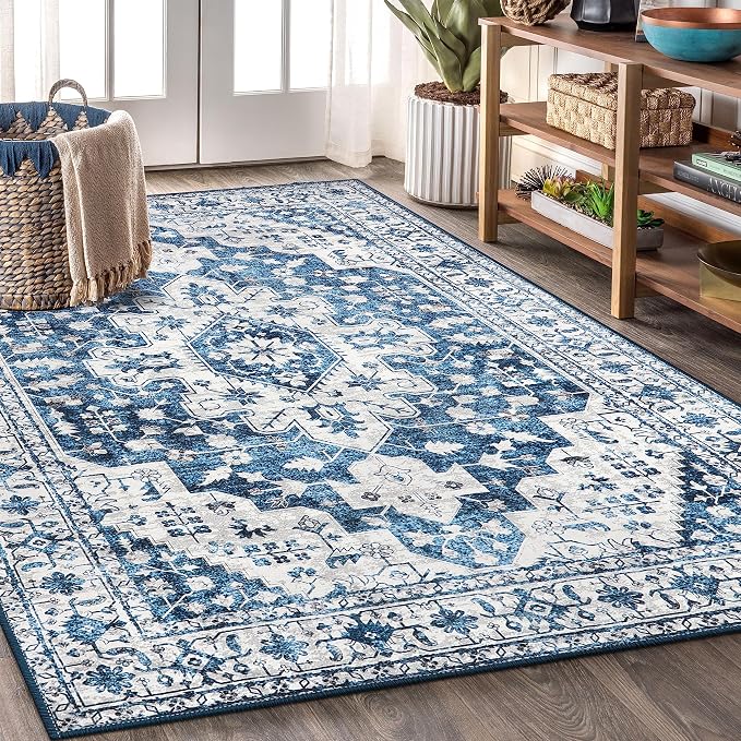 Moynesa Ultra-Thin Vintage 8x10 Area Rugs - Image 4