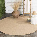 SAFAVIEH Outdoor Round Rug 4' by Unknown