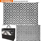 SAND MINE Waterproof Outdoor Rug 6x9 ft, Reversible Mats, Modern Area Rug - Image 3