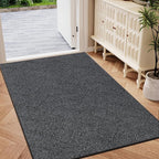Indoor Door Mat 36"x59" Large, Low-Profile Welcome Front Door Mat Indoor by NaolotureHome