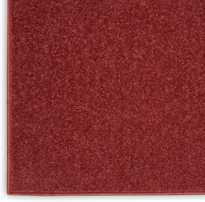 Nourison Home Nourison Essentials Brick Red 2'2" x 7'6" Area Rug - Image 6