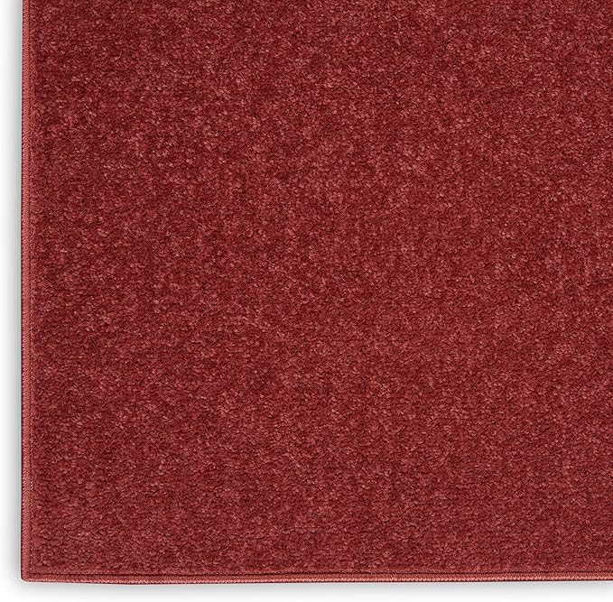Nourison Home Nourison Essentials Brick Red 4' x 6' Area Rug - Image 7