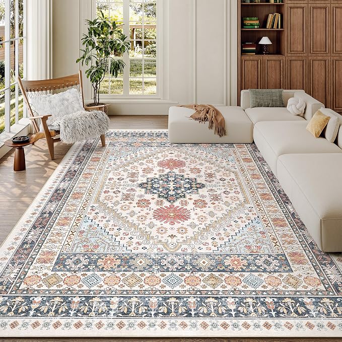 zesthome 6x9 Area Rug, Super Soft Washable Rugs - Image 4